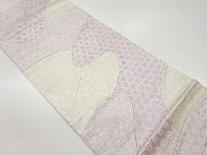 切り嵌め風花尽くし模様織出し袋帯